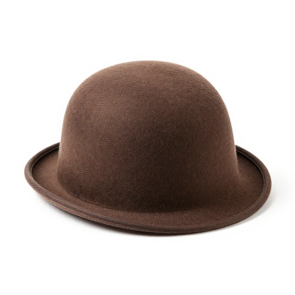 Bowler hat isolated on a white background