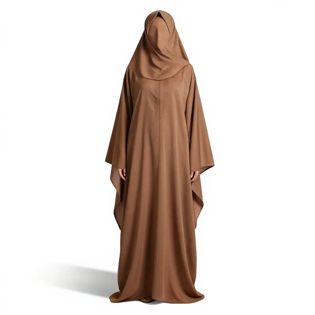 Burqa isolated on a white background