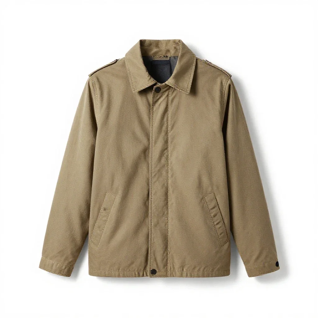 Bush jacket isolated on a white background