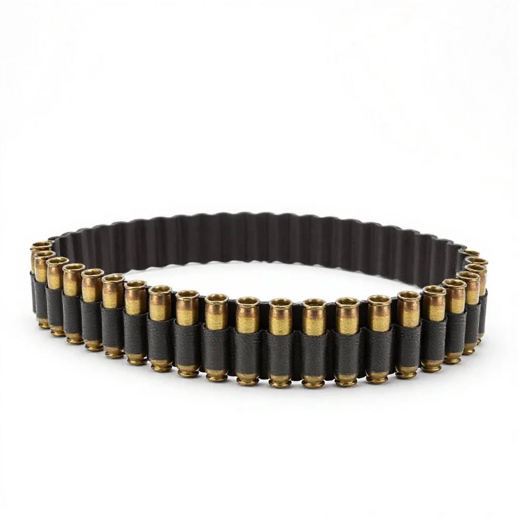 Cartridge belt isolated on a white background