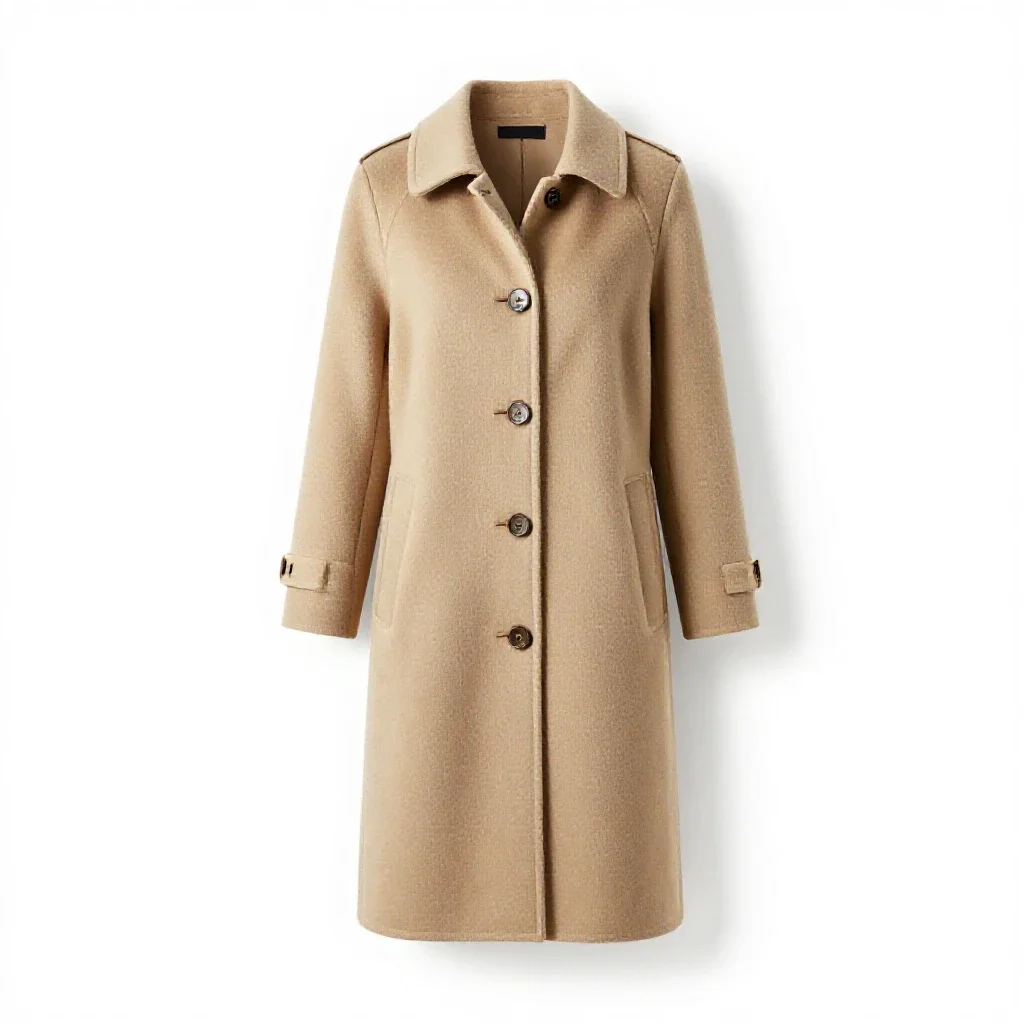 Coatdress isolated on a white background