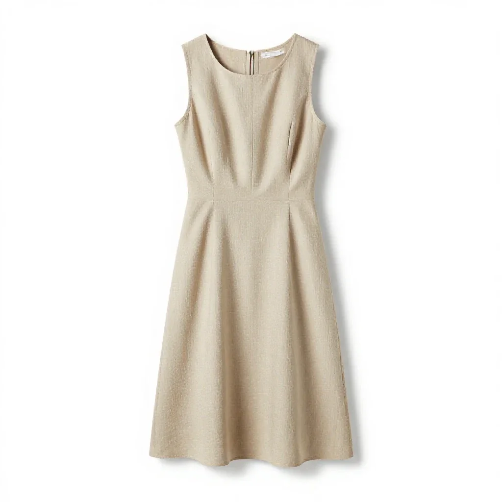 Cocktail dress isolated on a white background