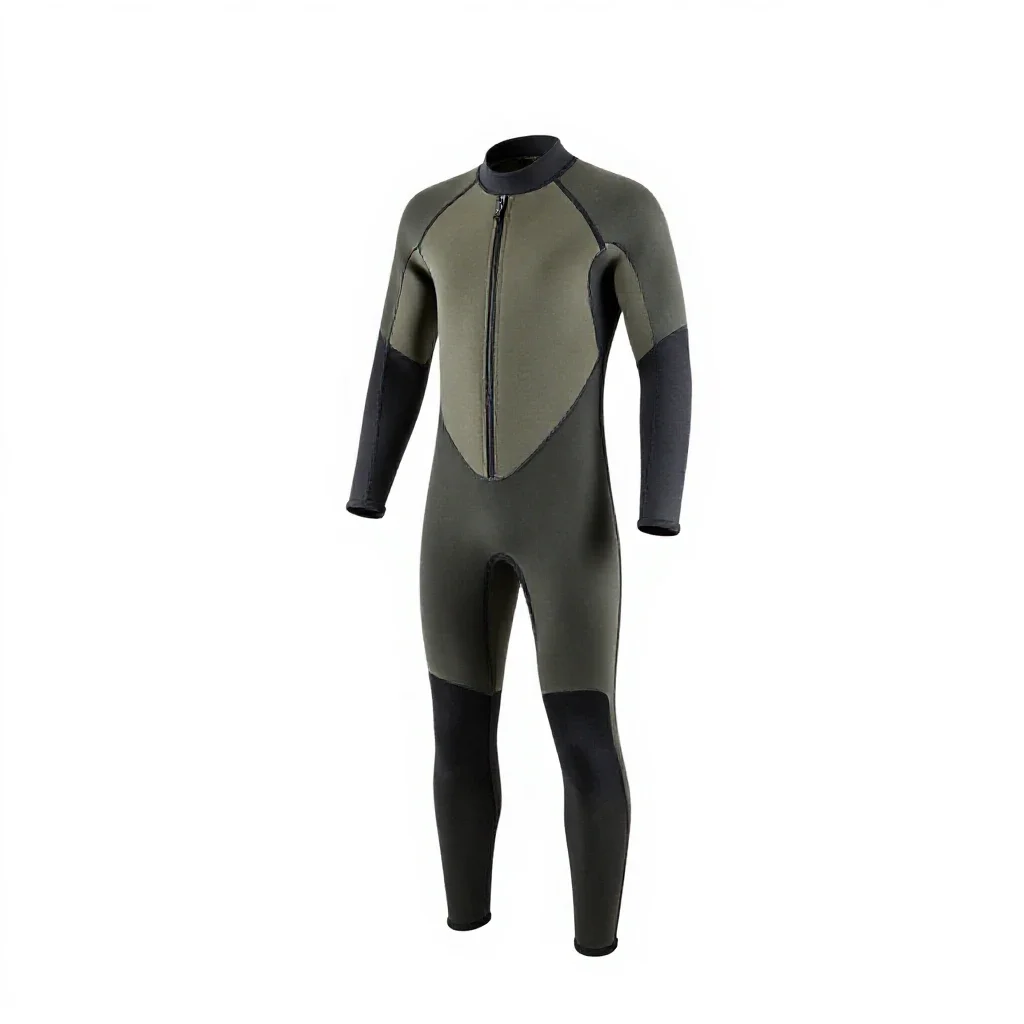Diving suit isolated on a white background