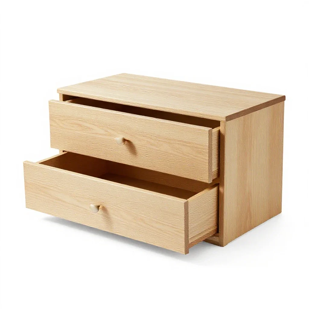 Drawers isolated on a white background