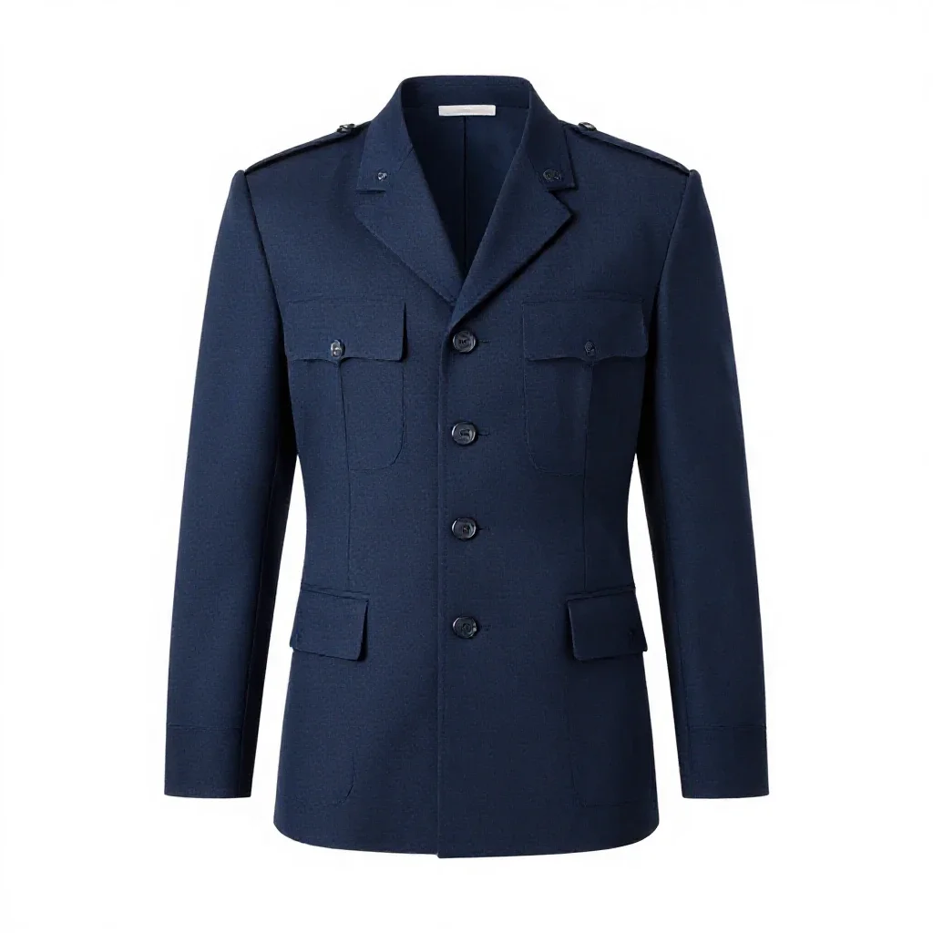 Dress blues isolated on a white background