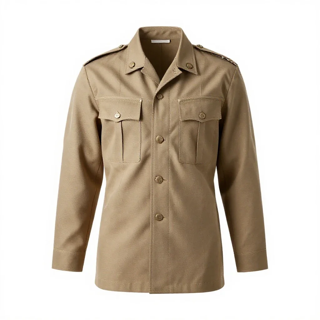 Dress uniform isolated on a white background