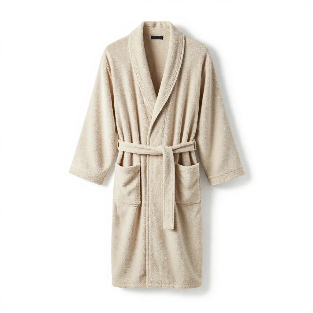 Dressing gown isolated on a white background