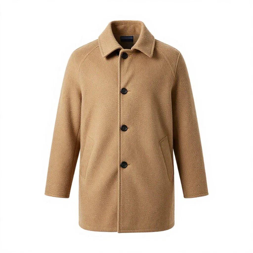 Duffel coat isolated on a white background