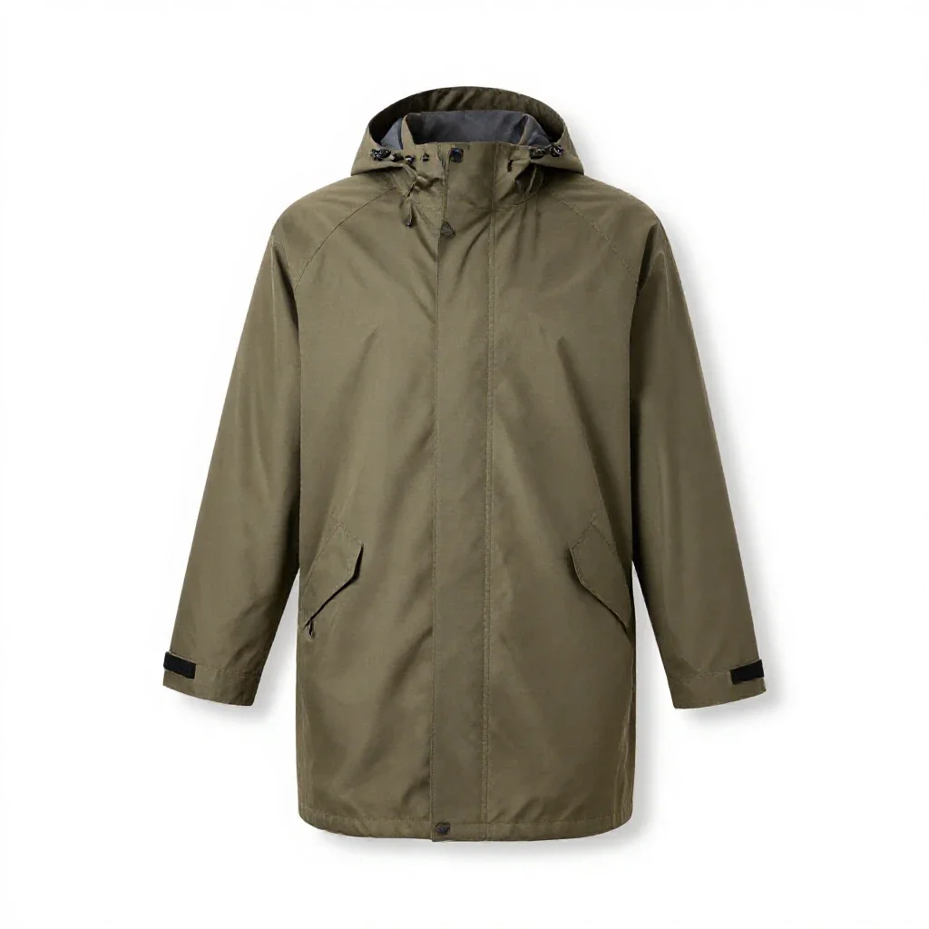 Foul-weather gear isolated on a white background