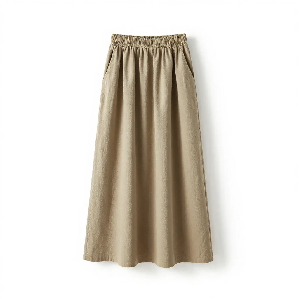 Full skirt isolated on a white background