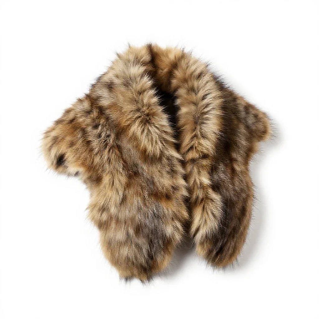 Fur-piece isolated on a white background