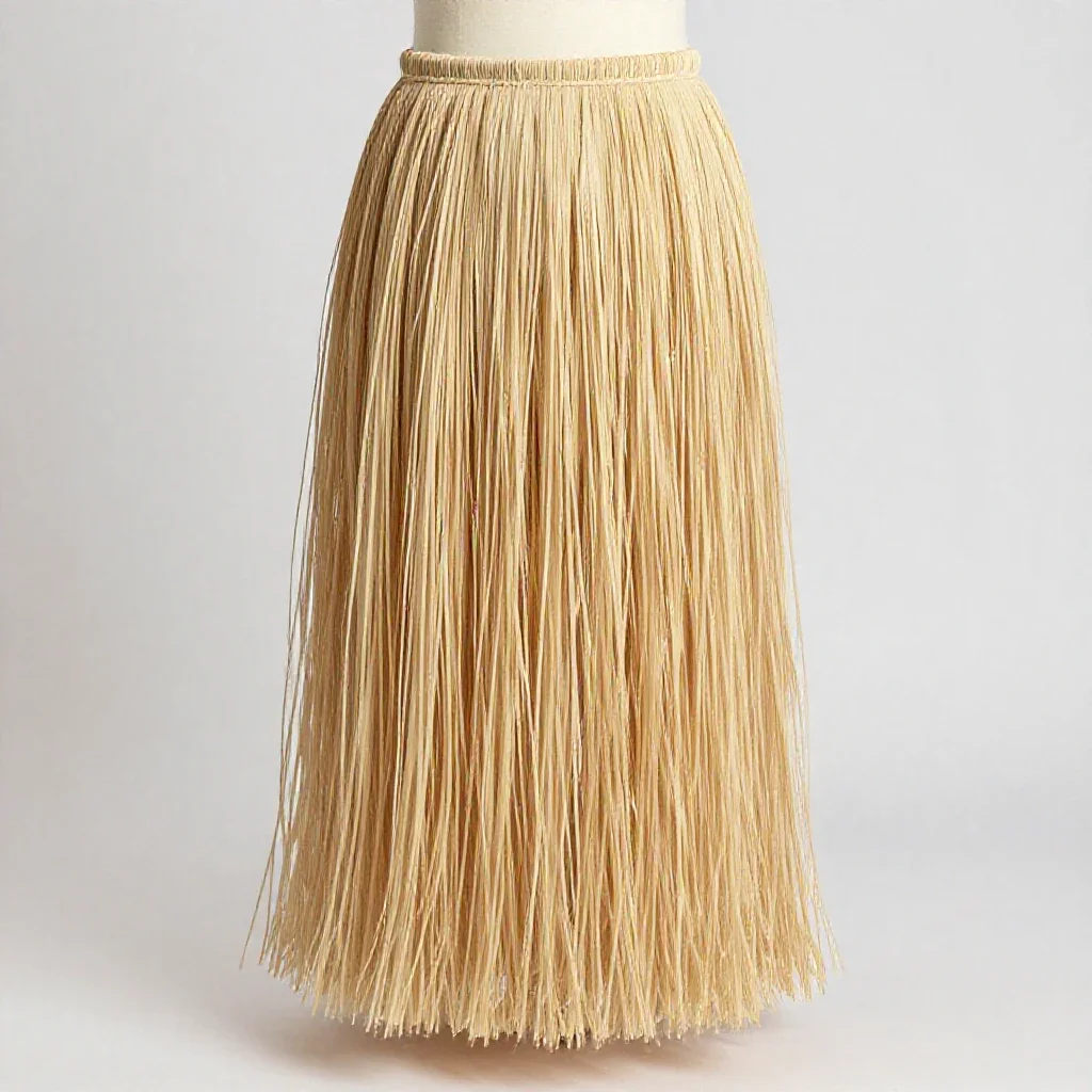 Grass skirt isolated on a white background
