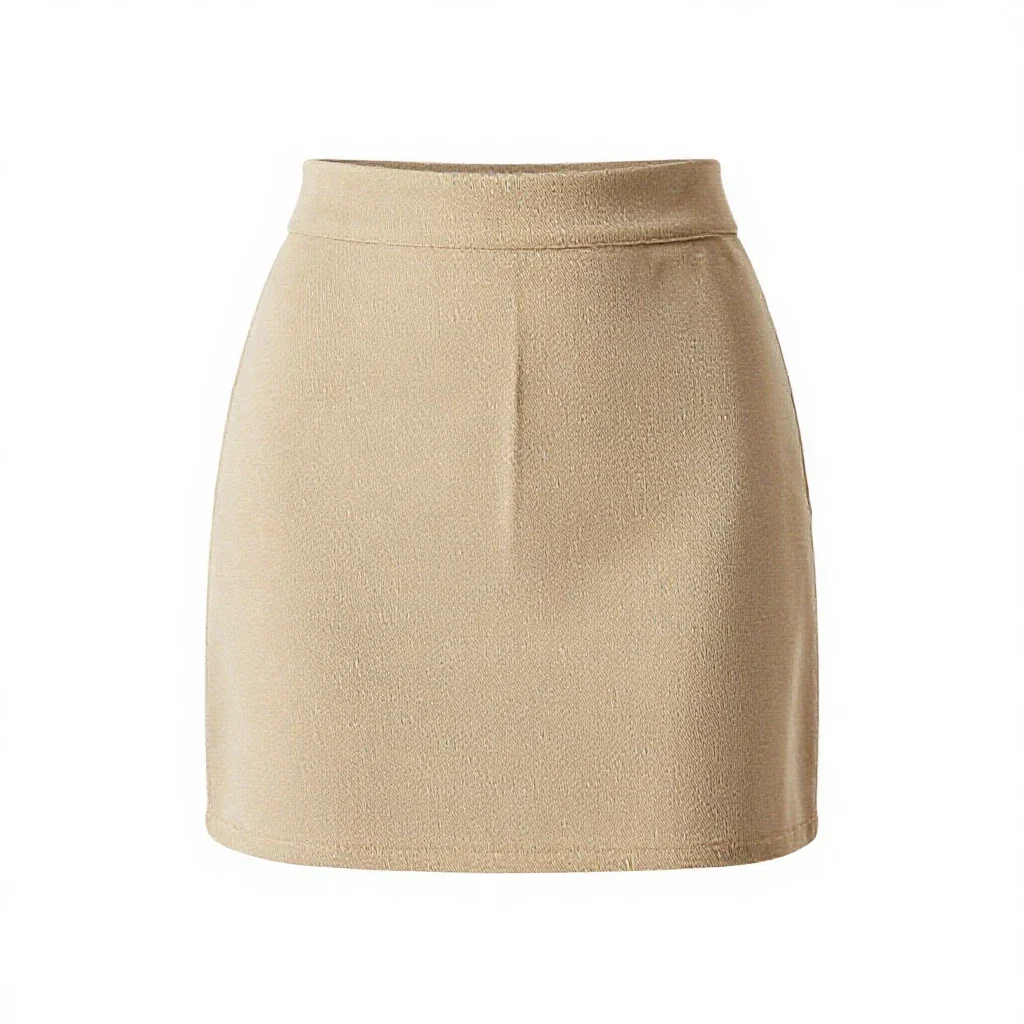 Miniskirt isolated on a white background