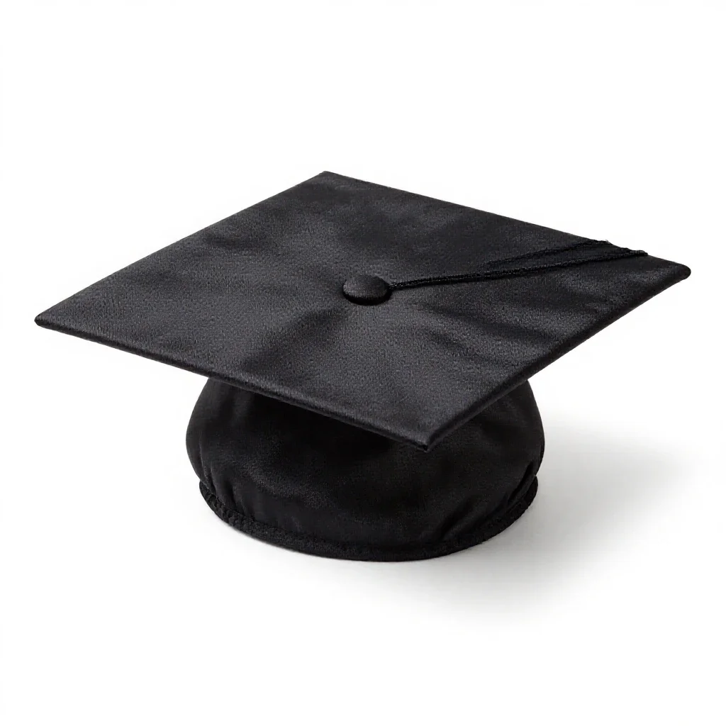 Mortarboard isolated on a white background