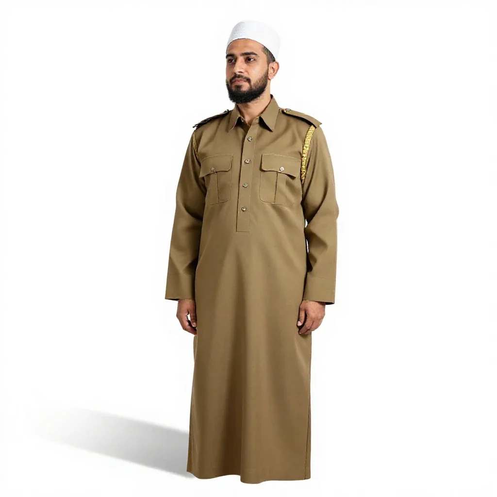 Mufti isolated on a white background