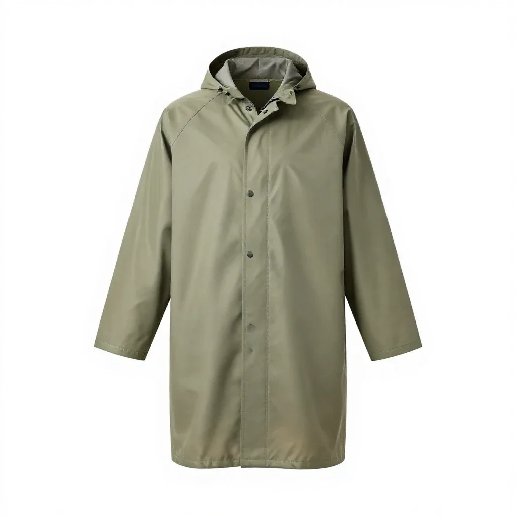 Raincoat isolated on a white background