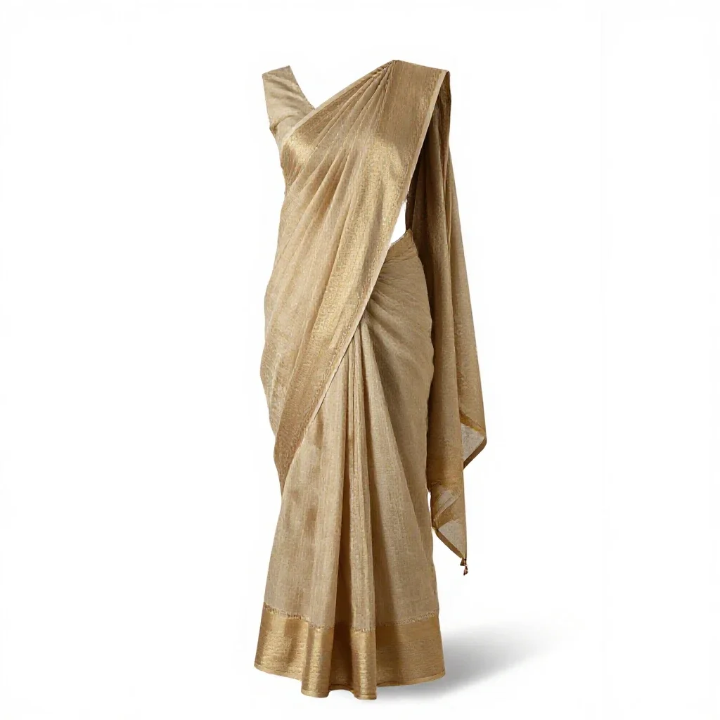 Sari isolated on a white background