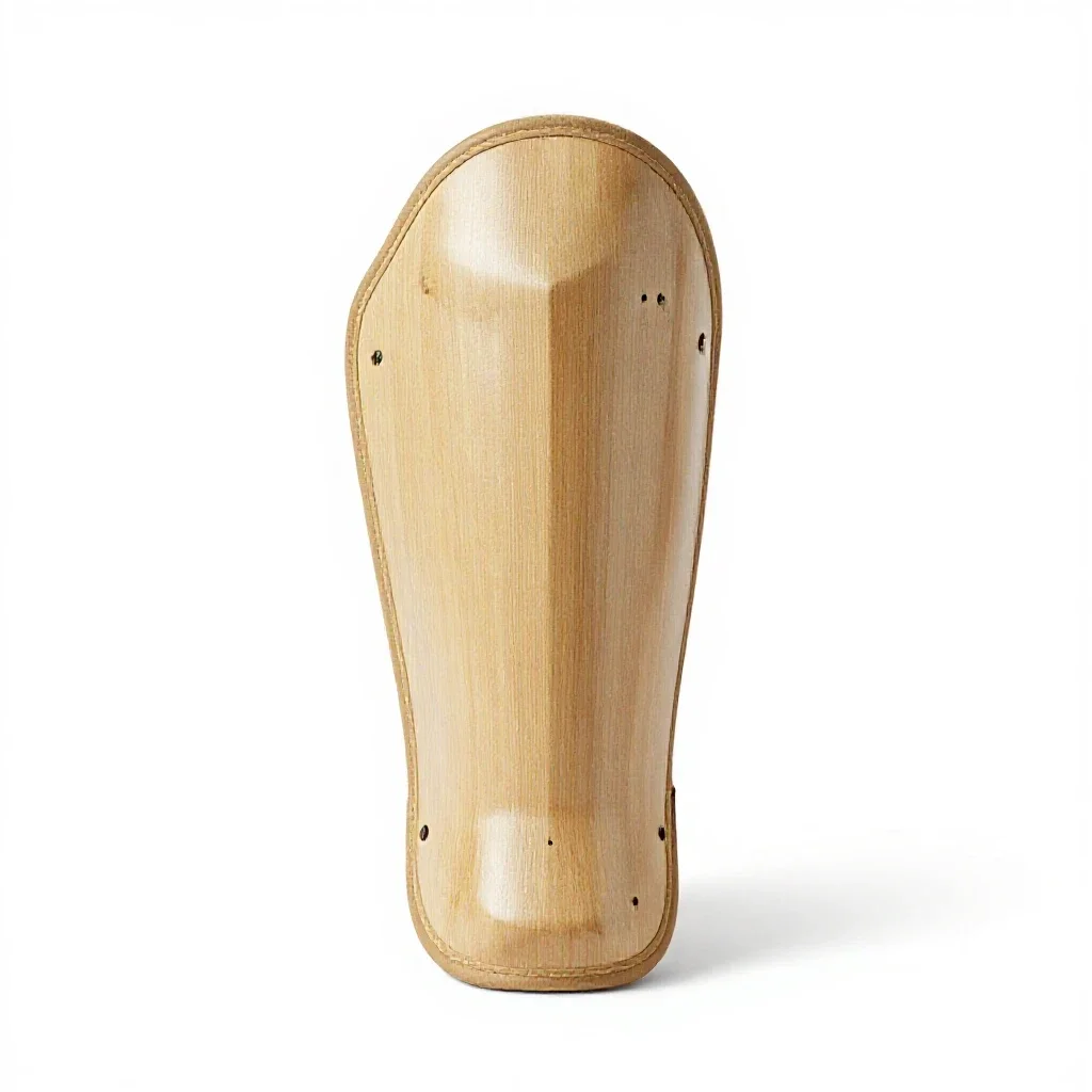 Shin guard isolated on a white background