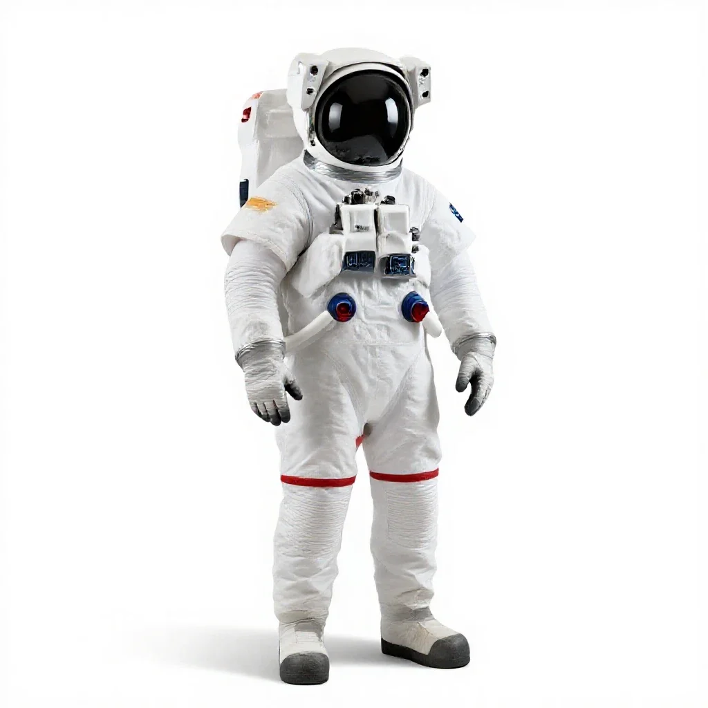 Spacesuit isolated on a white background