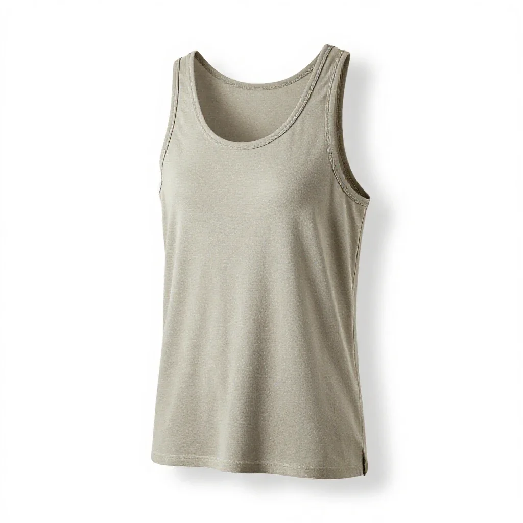 Tank top isolated on a white background