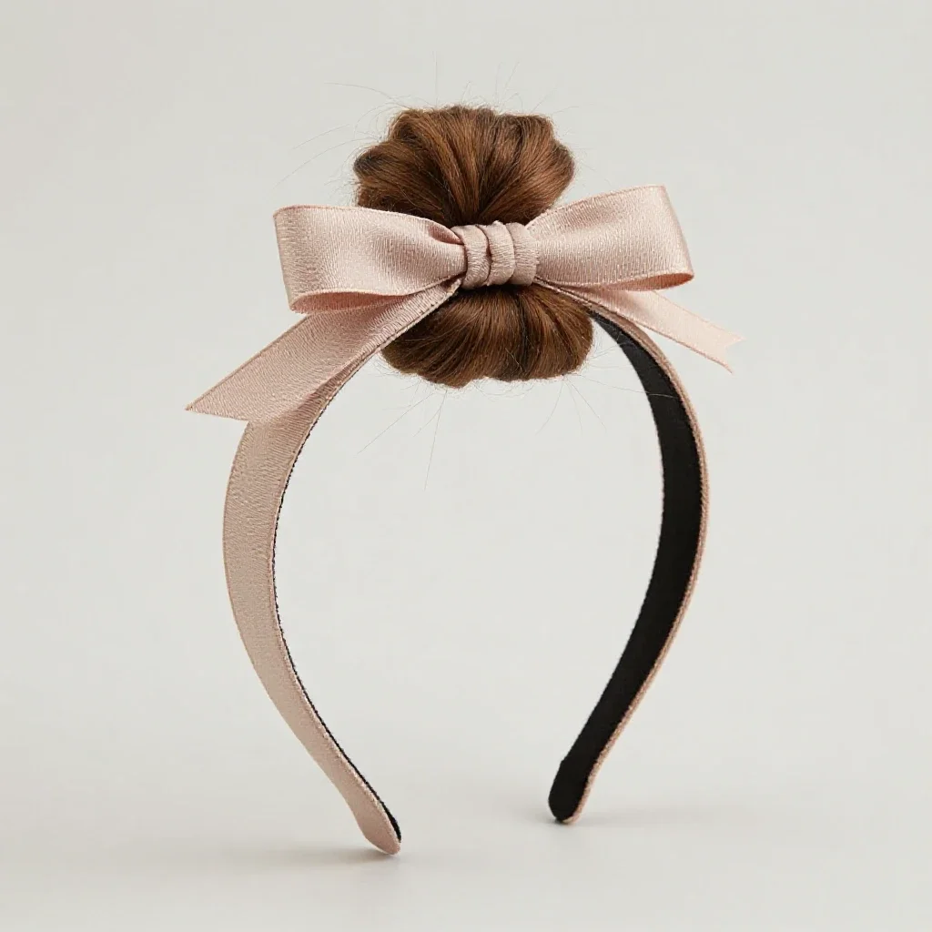 Topknot isolated on a white background