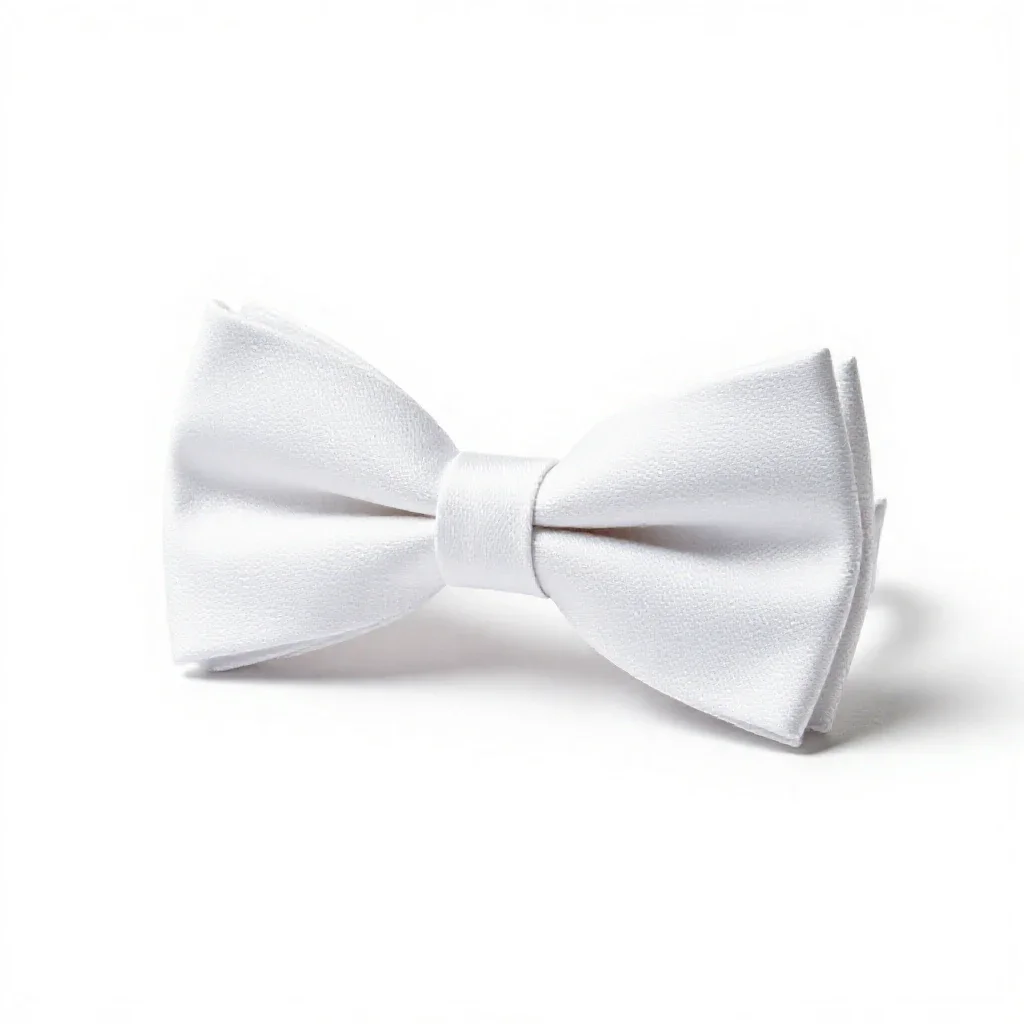 White tie isolated on a white background