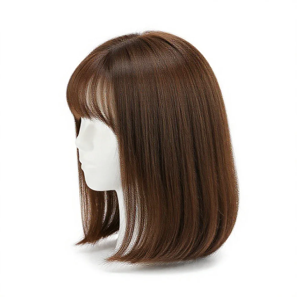 Wig isolated on a white background
