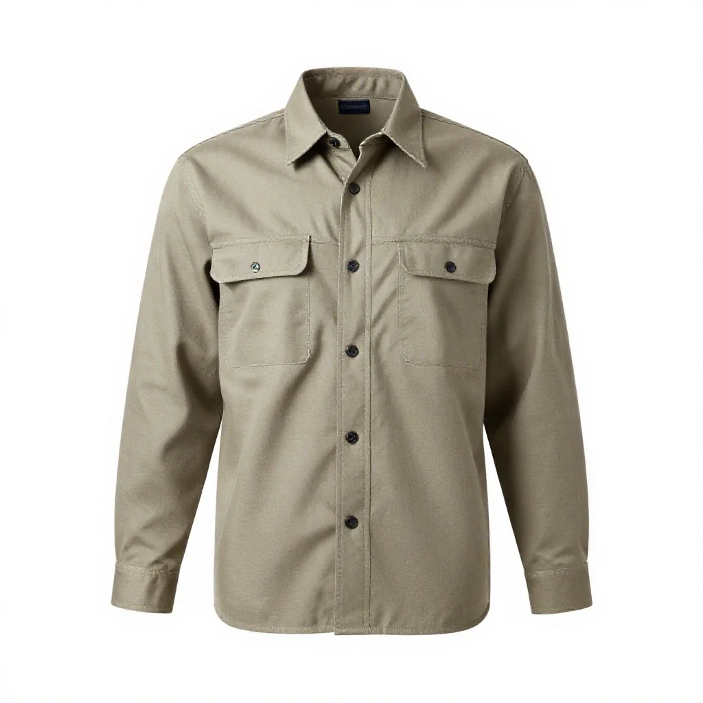 Work-shirt isolated on a white background