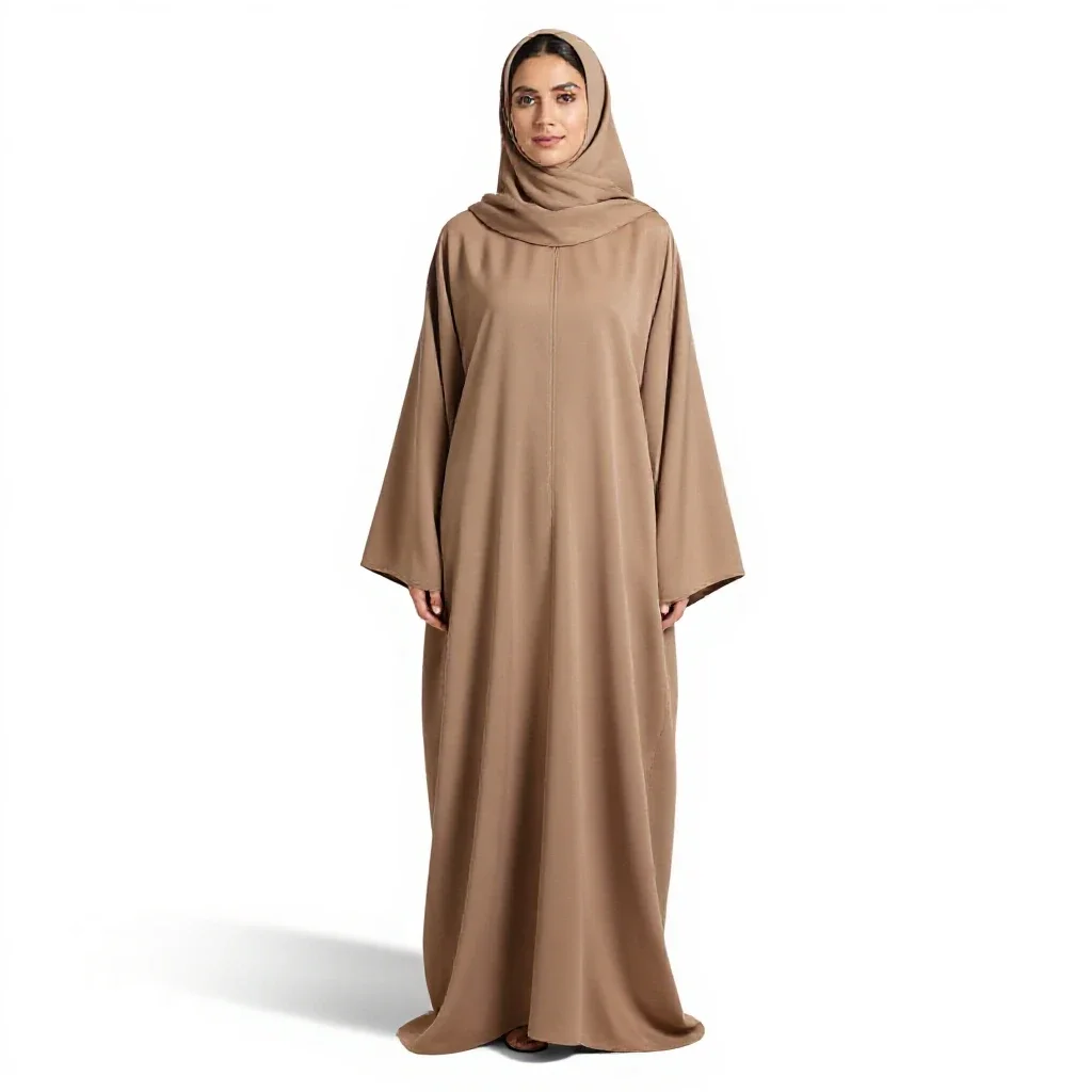 Abaya isolated on a white background