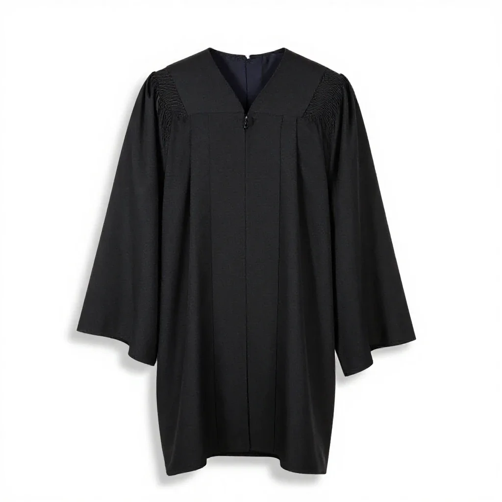 Academic costume isolated on a white background
