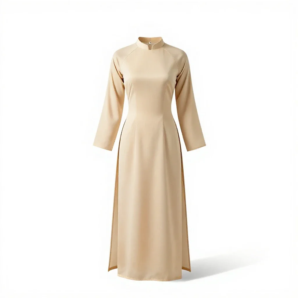 Ao dai isolated on a white background
