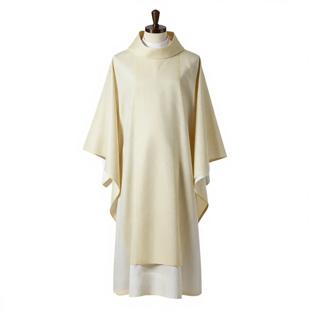 Ecclesiastical attire isolated on a white background