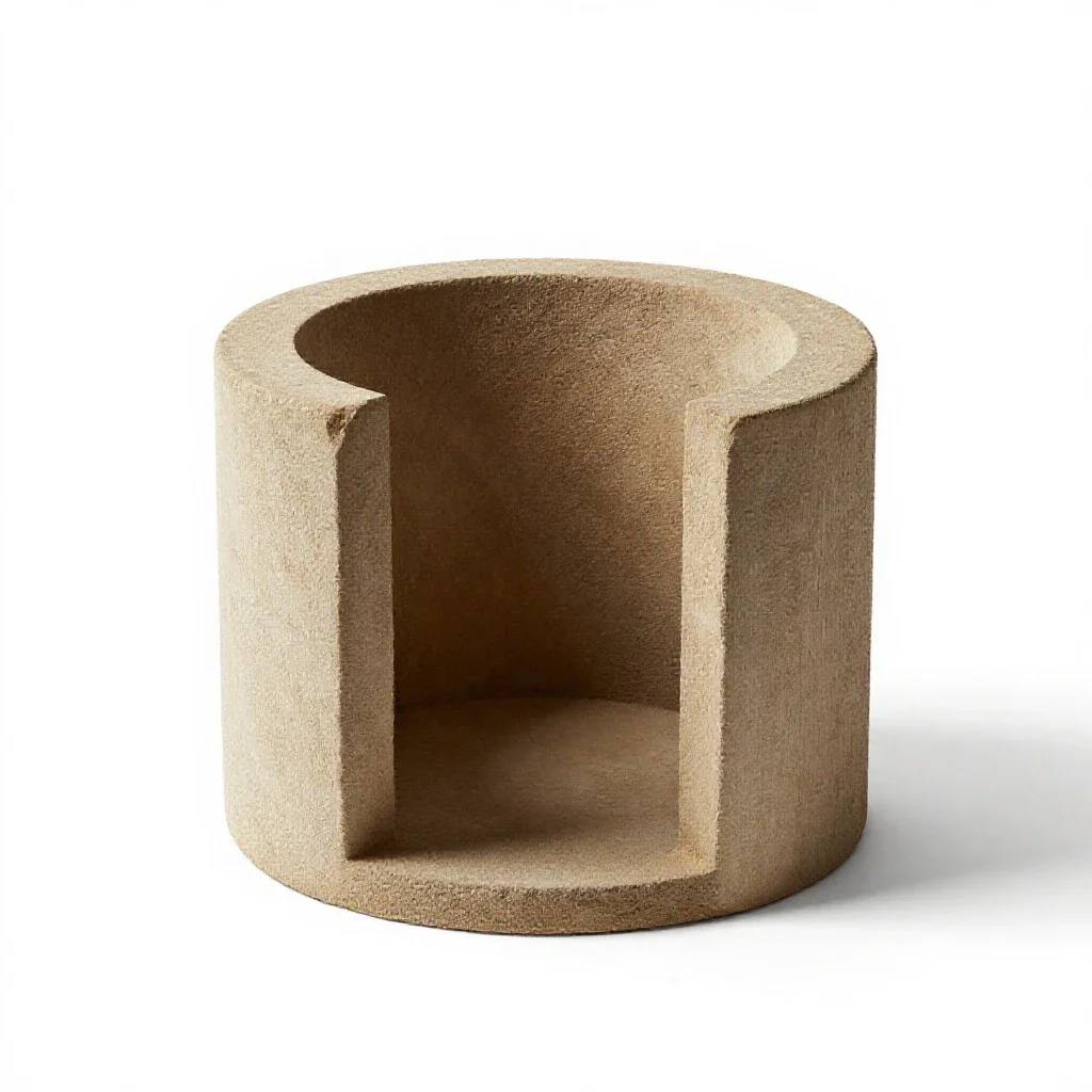 Rathole isolated on a white background