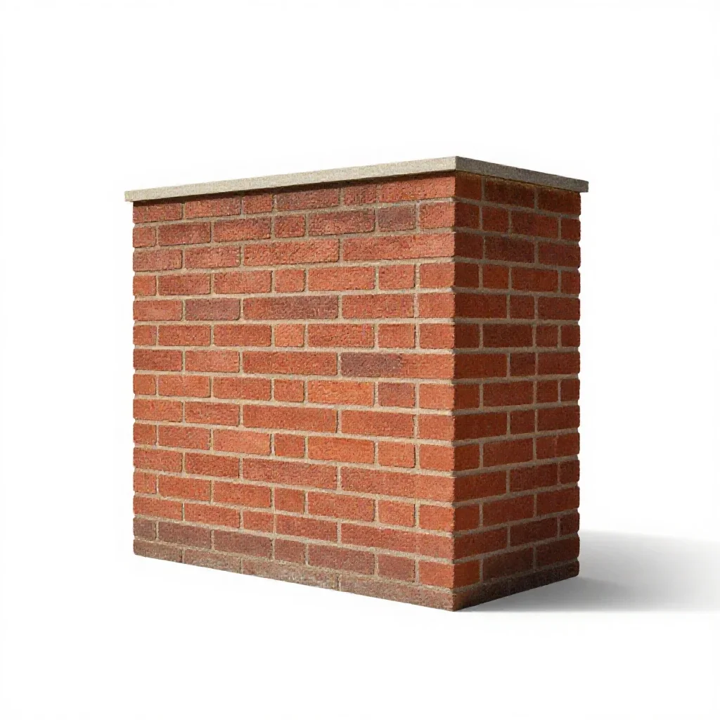 Redbrick university isolated on a white background