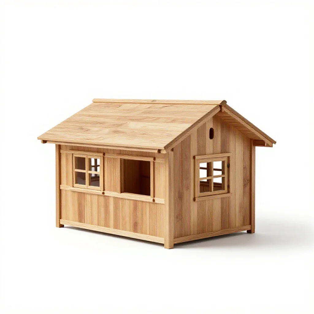 Rest house isolated on a white background