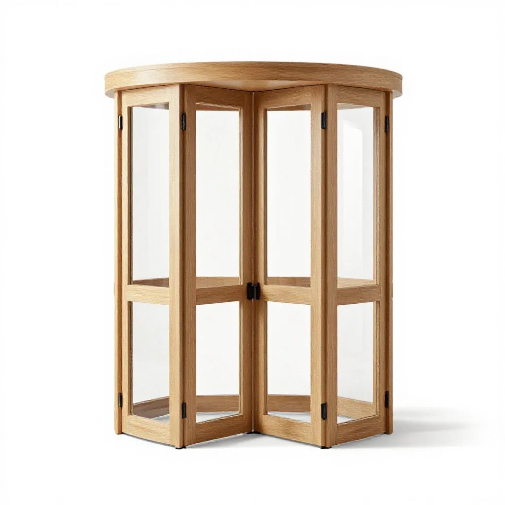 Revolving door isolated on a white background