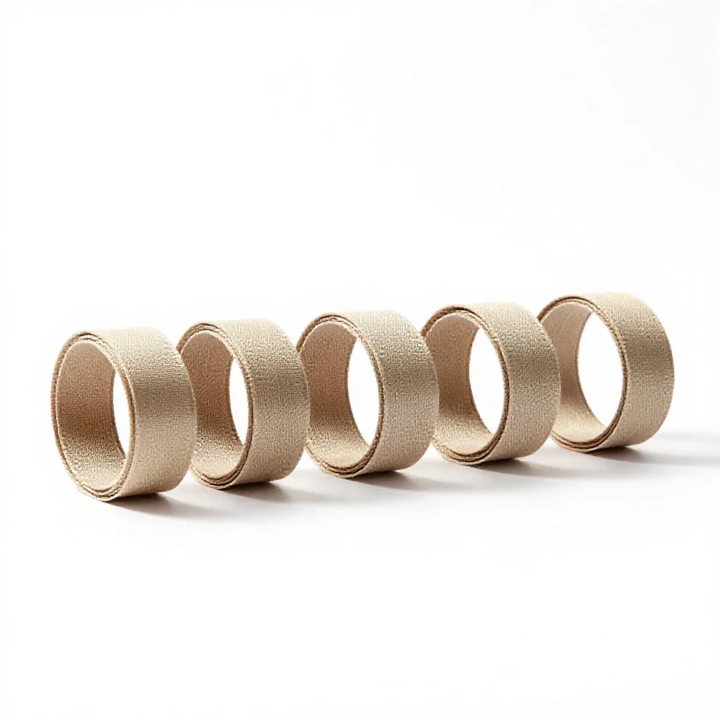 Ribbon development isolated on a white background