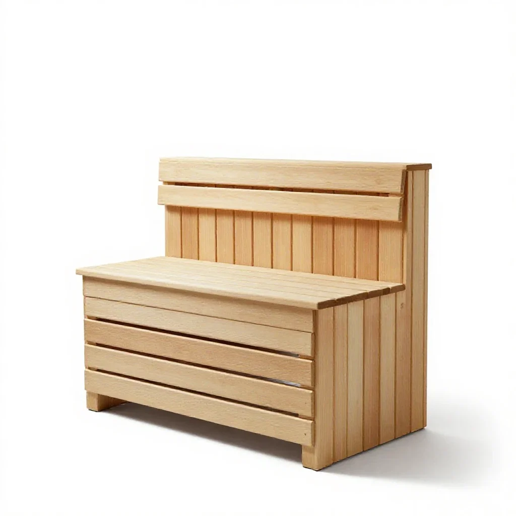 Sauna isolated on a white background