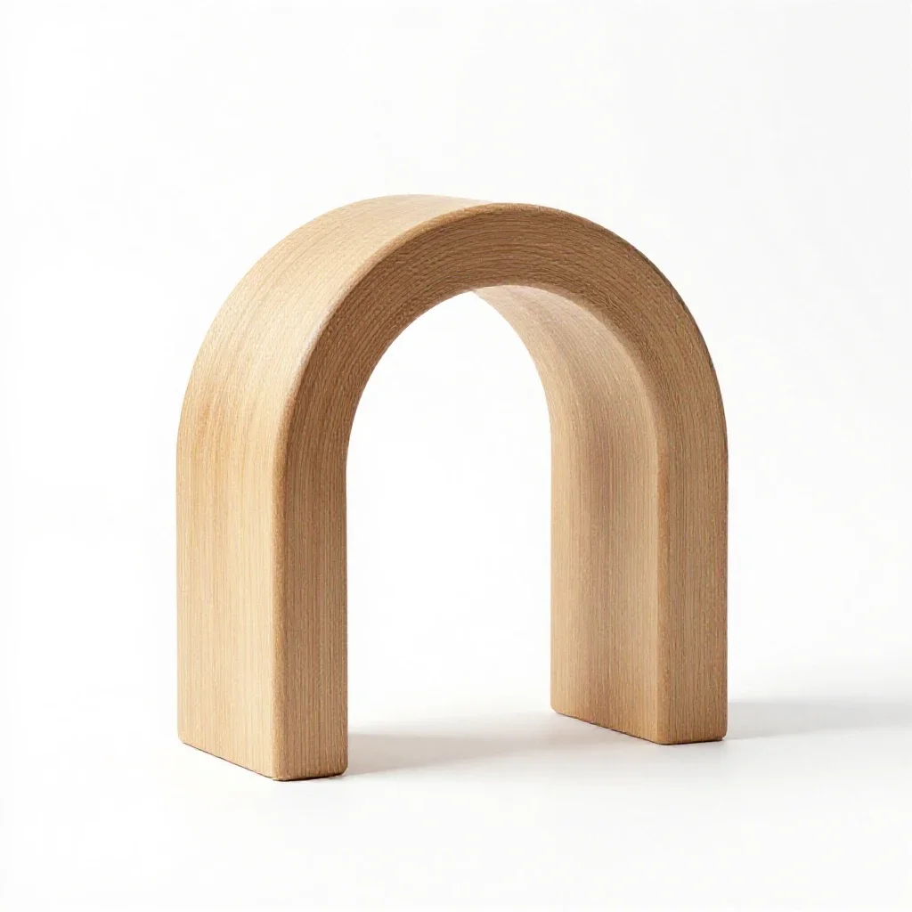 Segmental arch isolated on a white background