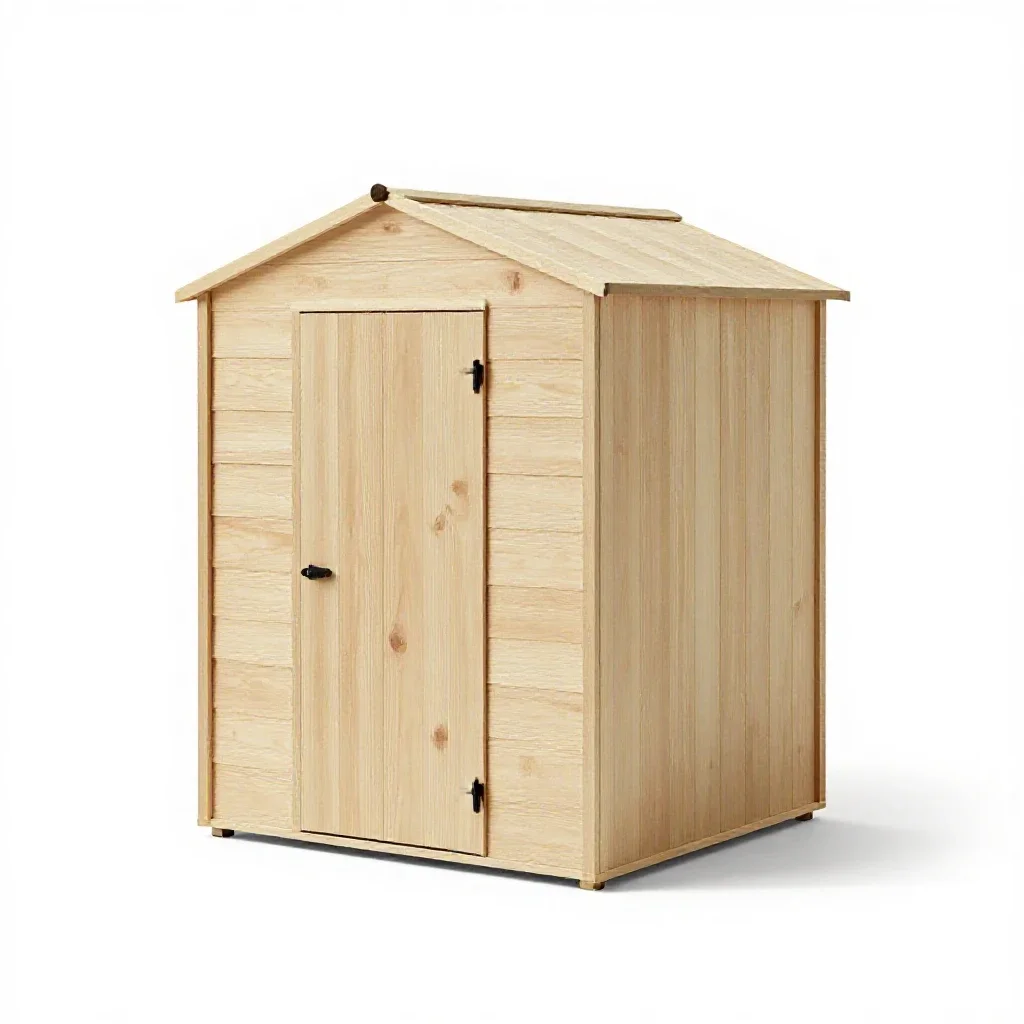 Shed isolated on a white background