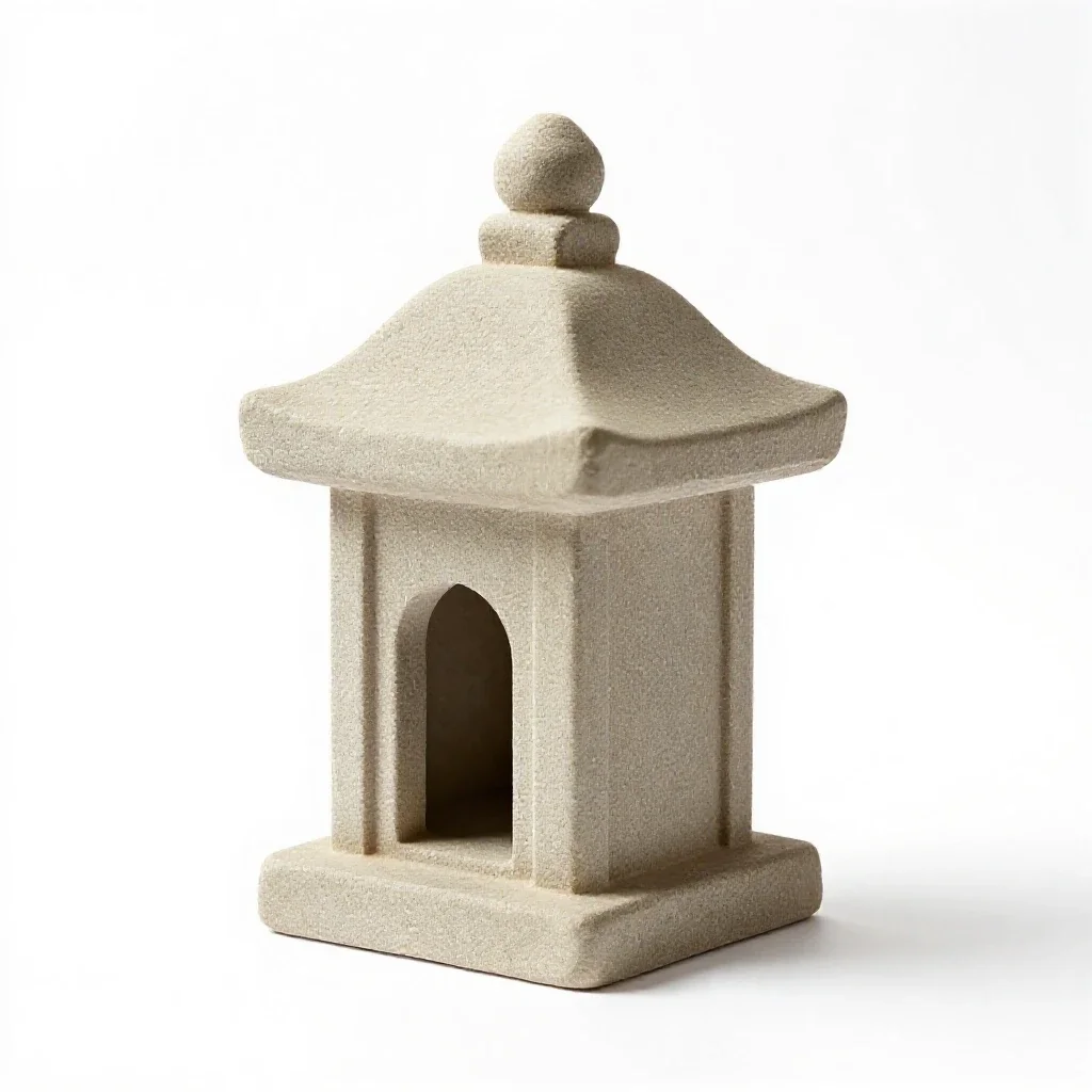 Shrine isolated on a white background