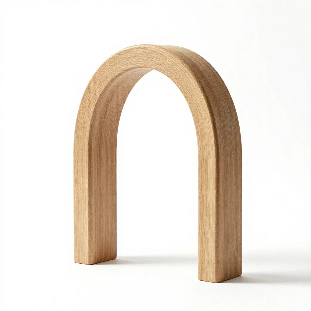 Skeen arch isolated on a white background