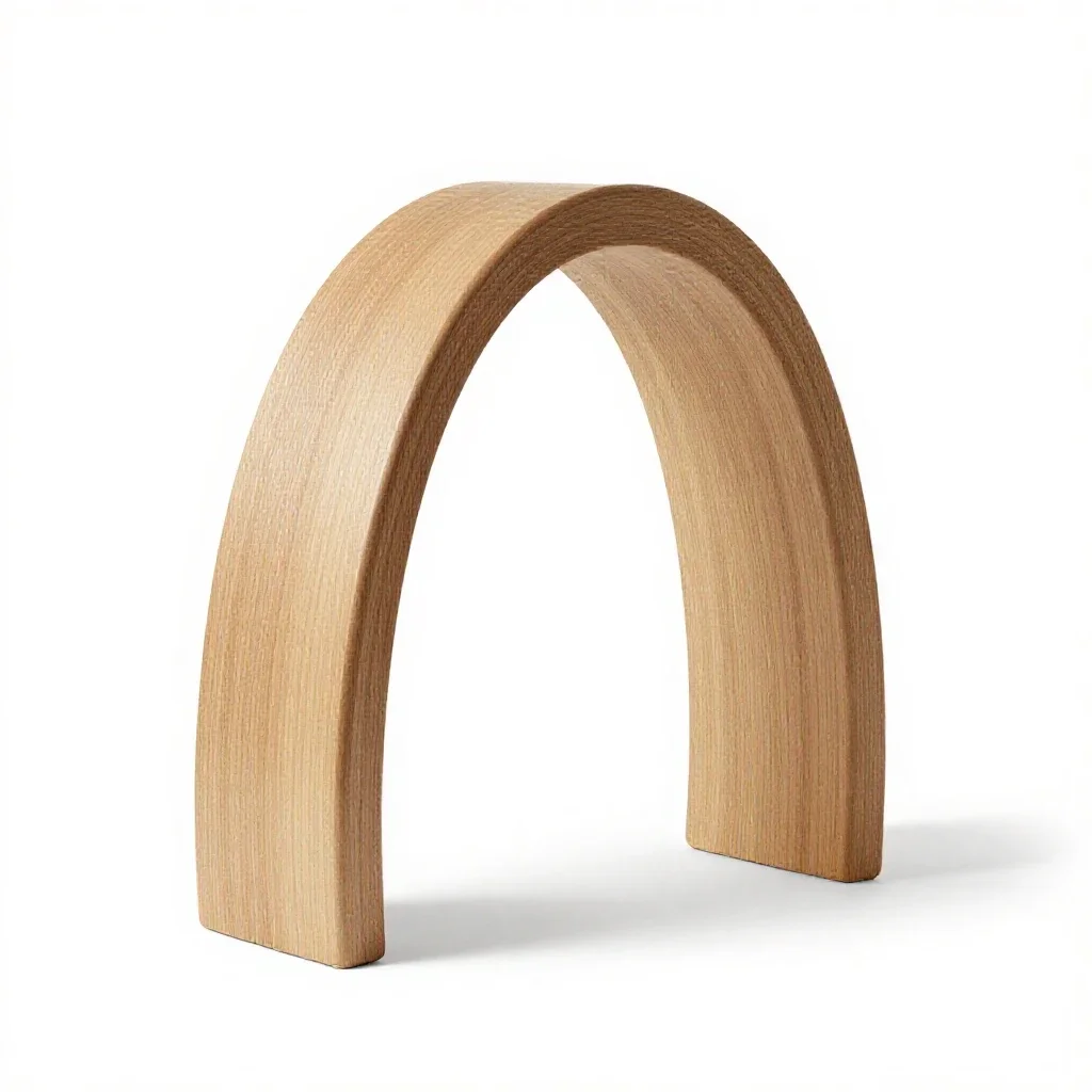 Skew arch isolated on a white background