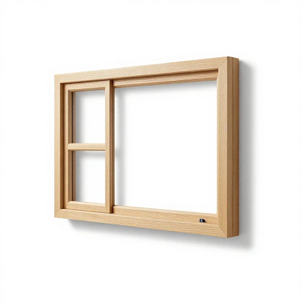 Sliding window isolated on a white background
