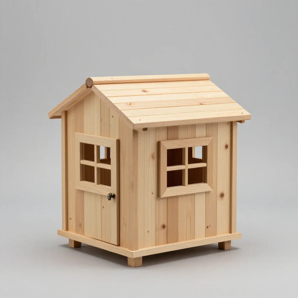 Smokehouse isolated on a white background