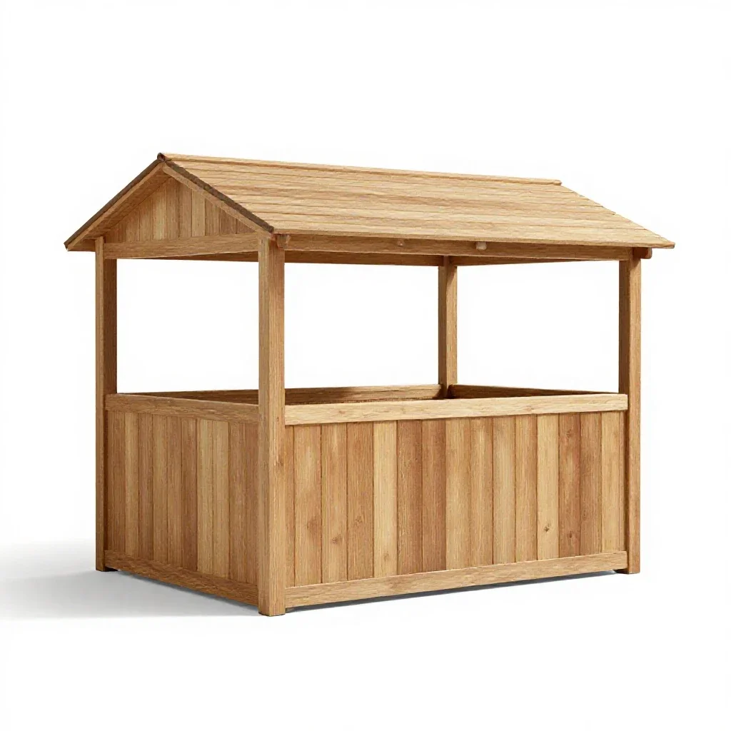 Stable isolated on a white background