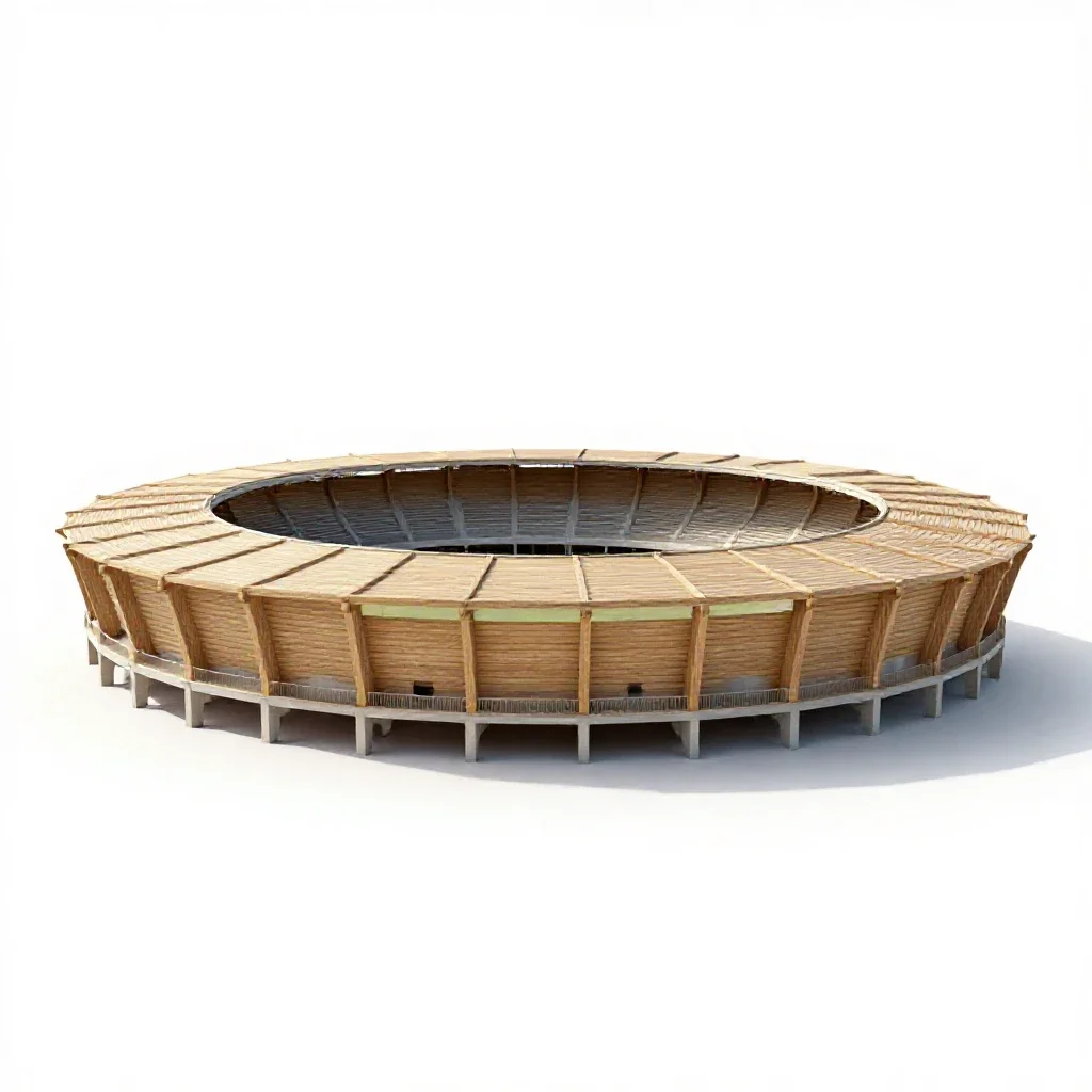 Stadium isolated on a white background