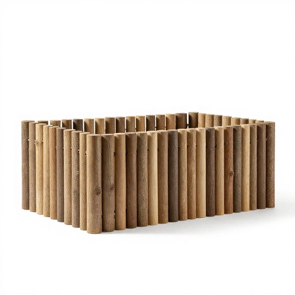 Stockade isolated on a white background