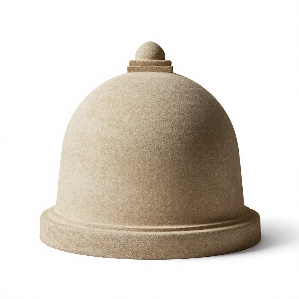 Stupa isolated on a white background