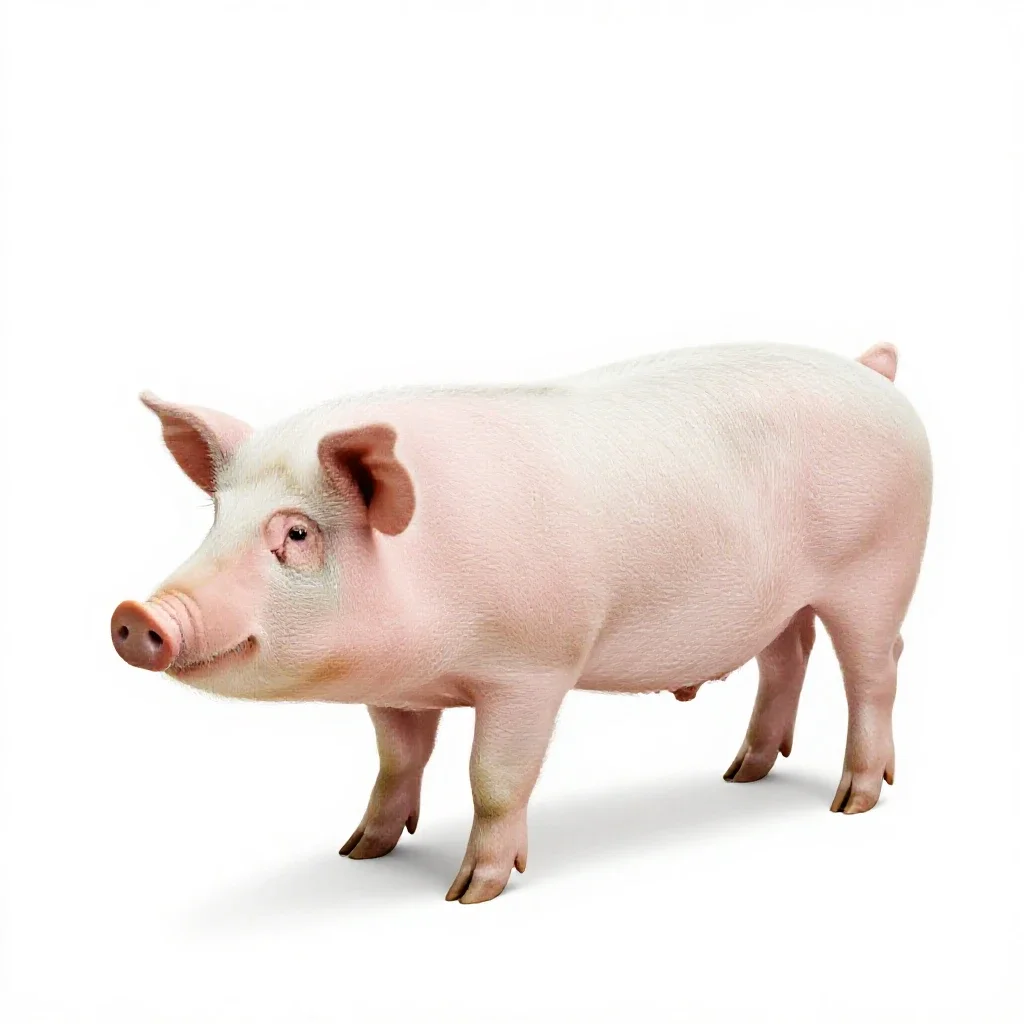 Sty isolated on a white background
